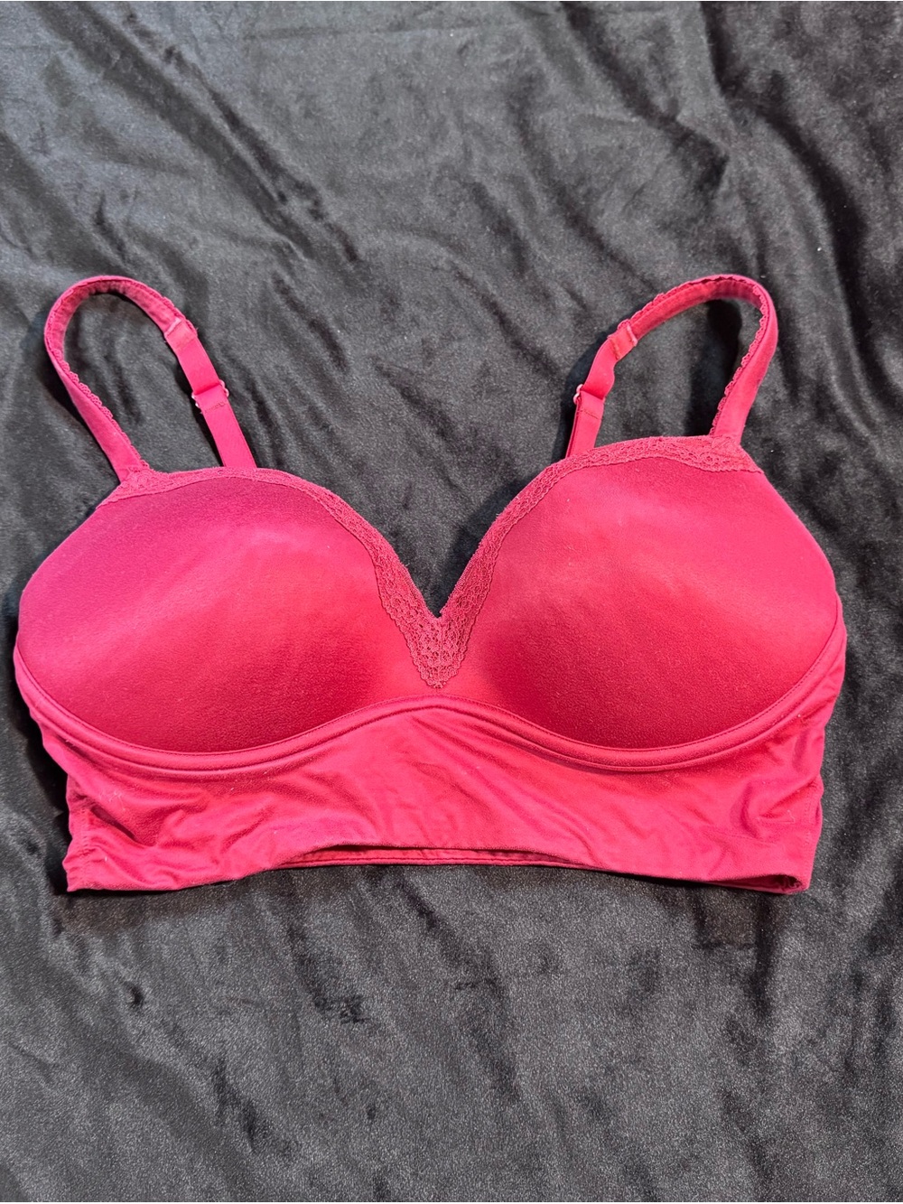 Dobreva - Padded Red Longline Bra